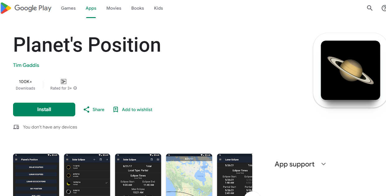 Эти приложения считаются лучшими среди любителей наблюдать за космосом